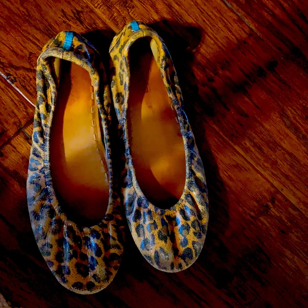 Tieks leopard flats